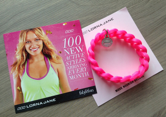 FabFitFun VIP Box Review - Winter 2013 Workout Bracelet