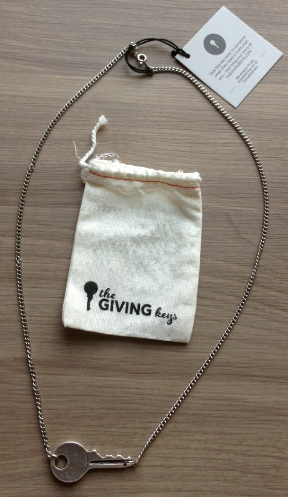 FabFitFun VIP Box Review - Winter 2013 Key Necklace