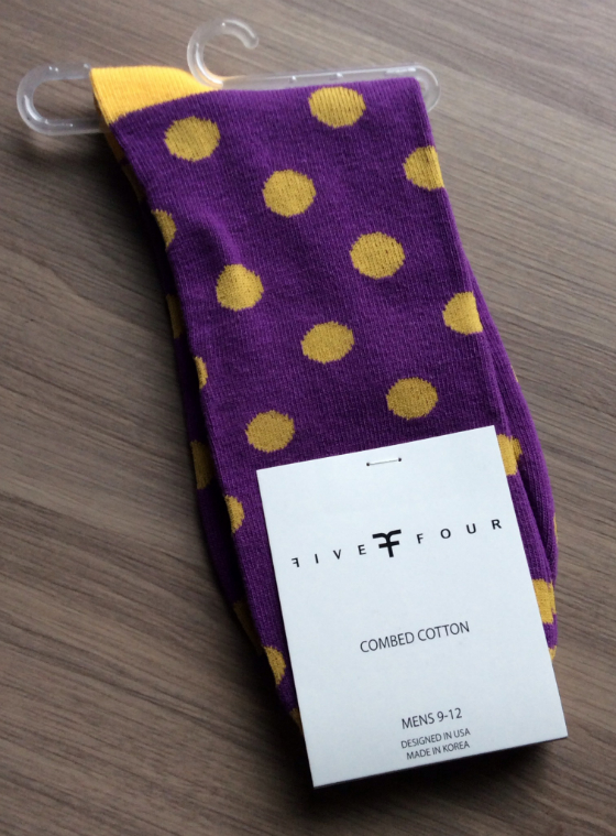 Five Four Club Review - Men's Clothing Subscription - Jan 2014 Socks