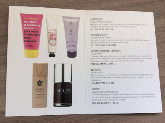 Glossybox Review - December 2013 Info