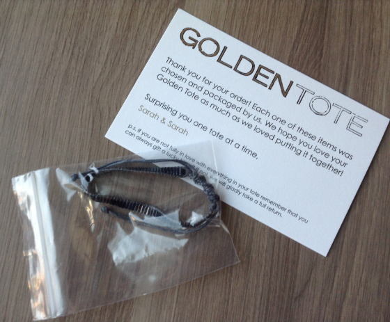 Golden Tote December 2013 card