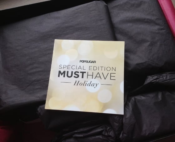 POPSUGAR Must Have Special Edition Holiday Box Review Packaging