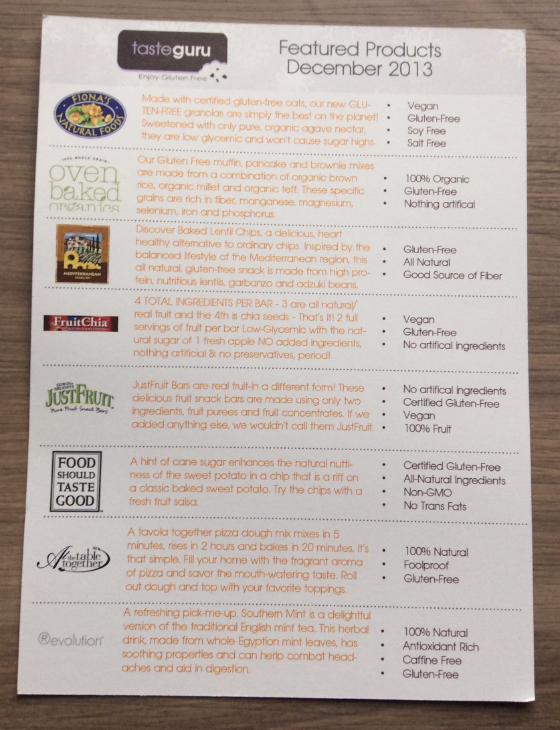 Taste Guru Review & Coupon Code - Dec 2013 Info