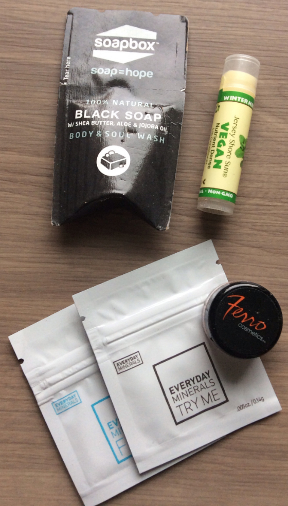 Vegan Cuts Beauty Box Review - December 2013 Ferro