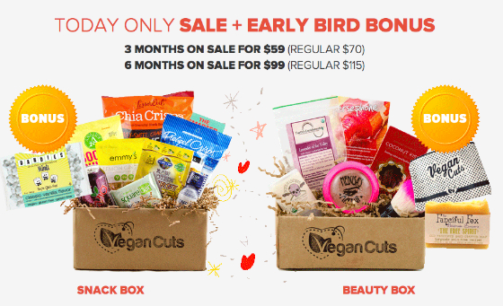 Cyber Monday Deal – Vegan Cuts Gift Subscription Sale!