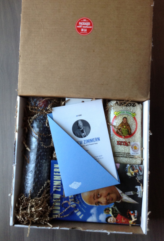 Andrew Zimmern Quarterly Subscription Box Review #ZIM01 First Look