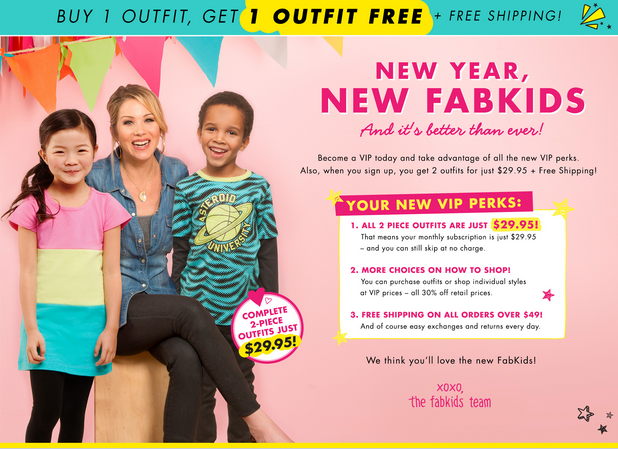 New FabKids Cheaper Pricing + BIGI Free Outfits!