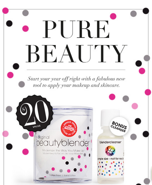 GlossyBox January 2014 Spoiler! Beauty Blender
