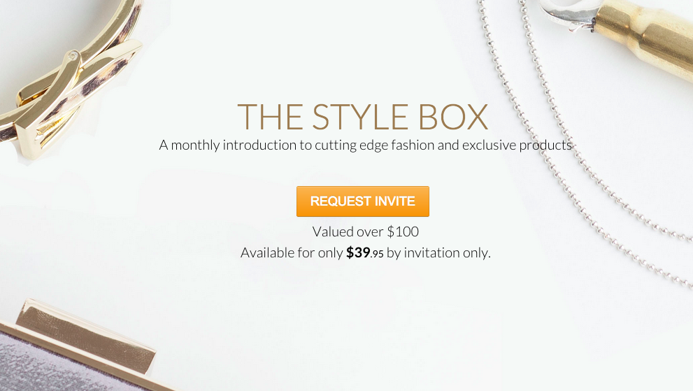 New Fashion Subscription Box - Social Bliss Style Box Invite