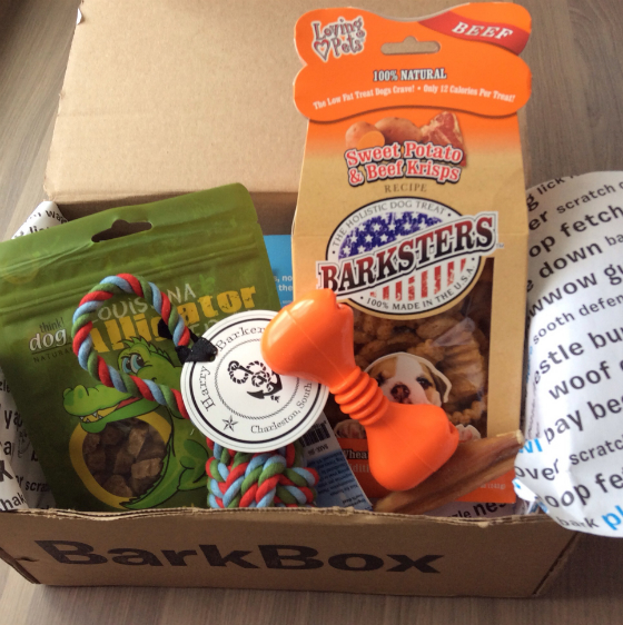 BarkBox Review & Coupon Code - January 2014 Items