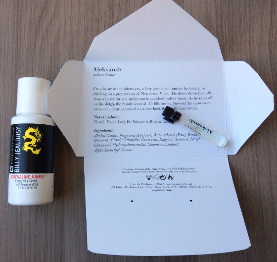 Birchbox Man Review - February 2014 Billy