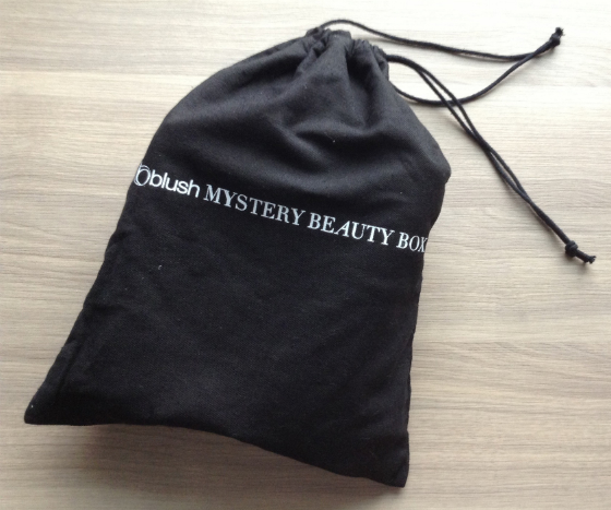 Blush Mystery Beauty Box Review - January 2014 Bag