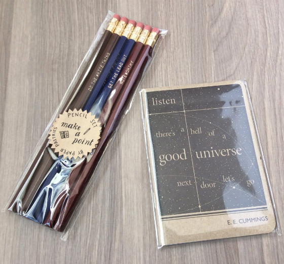 Book Riot Quarterly Subscription Box Review #BKR01 Pencils