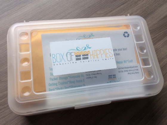 Box of Happies Subscription Box Review - Jan 2014 Box