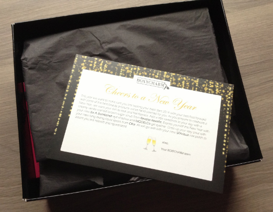 BoxyCharm Beauty Subscription Box Review - Jan 2014 Review