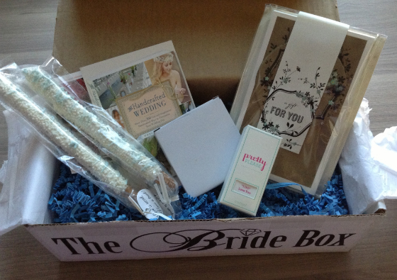 The Bride Box Subscription Box Review - Dec 2013 Items