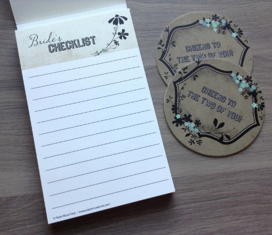 The Bride Box Subscription Box Review - Dec 2013 Notepad