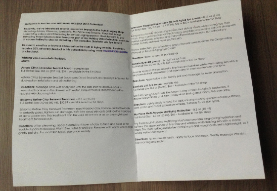 Discover With Marta Subscription Review - Holiday 2013 Card