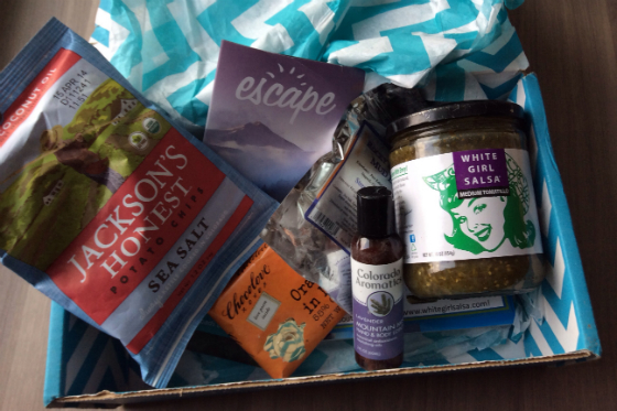 Escape Monthly Subscription Box Review - Jan 2014 Items