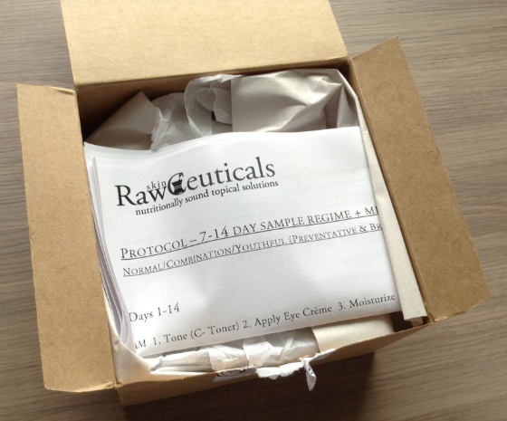 GoodeBox Eco Beauty Subscription Box Review - Jan 2014 Rawceuticals