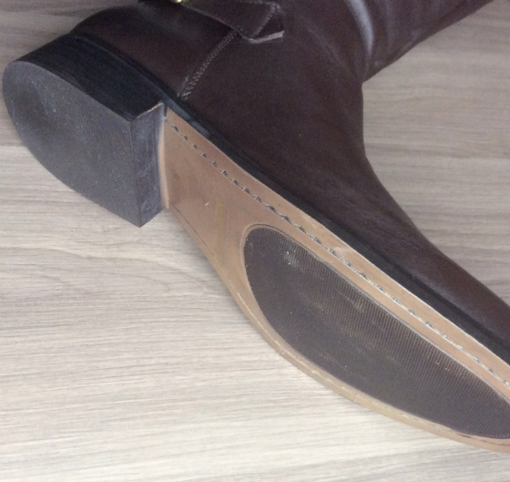 JustFab Review - Luxe Boots Sole