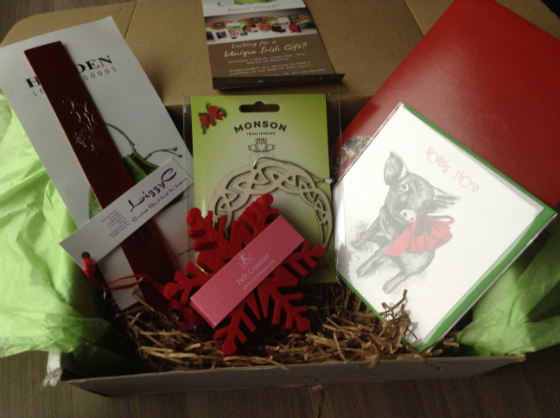 My Ireland Box Subscription Review - Dec 2013 Items