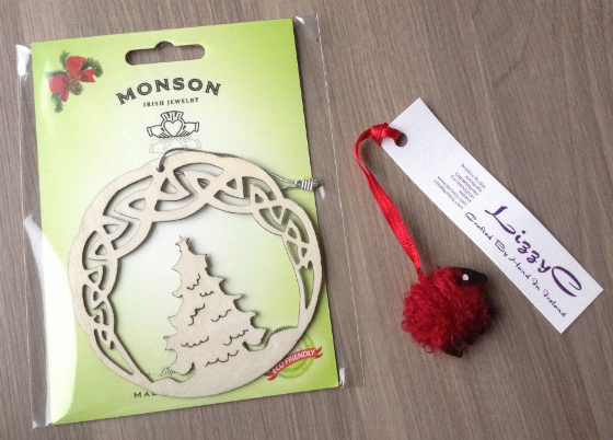 My Ireland Box Subscription Review - Dec 2013 Ornament