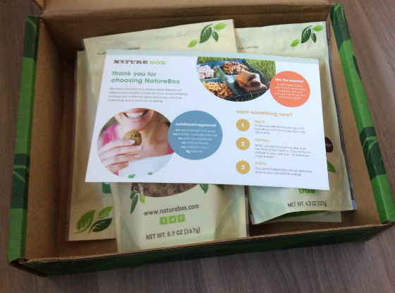 Nature Box Review & 50% Off Discount Code! Review