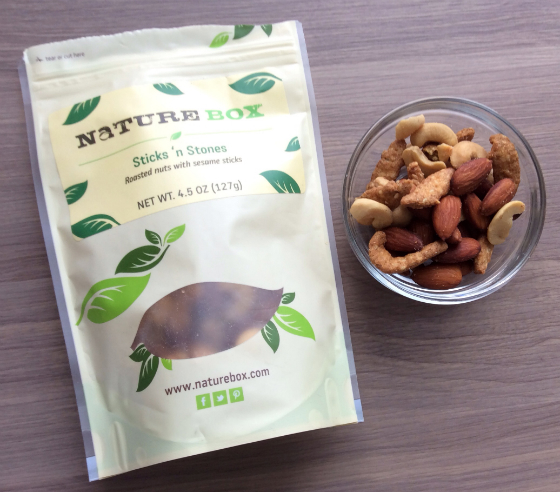 Nature Box Review & 50% Off Coupon Code - Feb 2014 Sour Cream