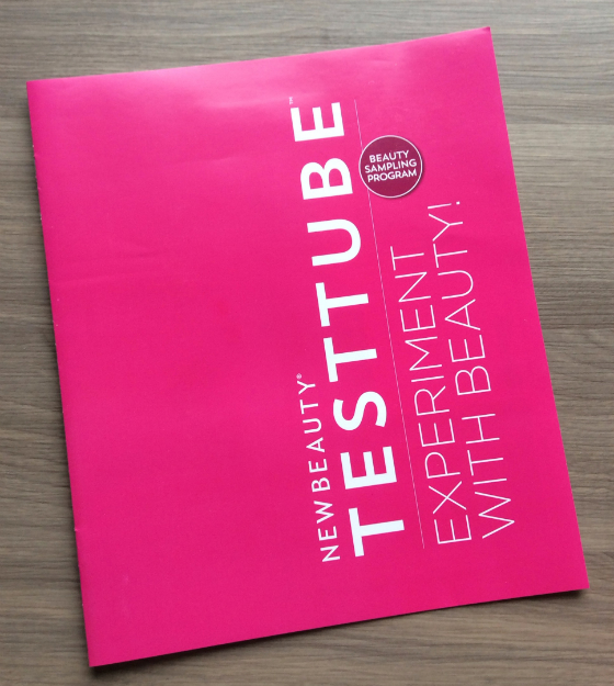  New Beauty Test Tube Subscription Review - January 2014 Booklet