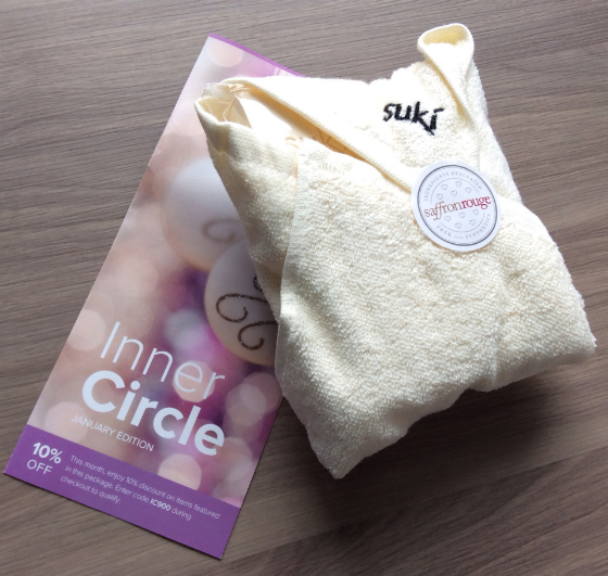 Saffron Rouge Inner Circle Subscription Box Review - Jan 2014 Washcloth