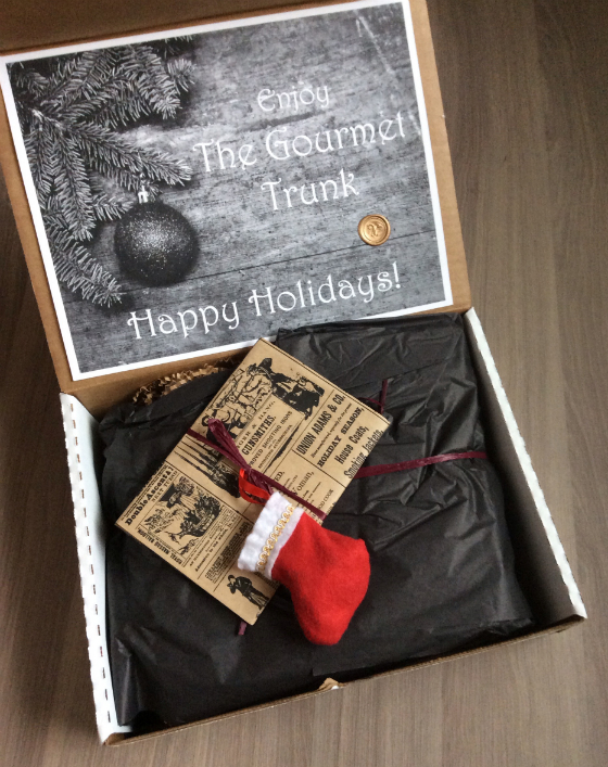Taste Trunk Gourmet Subscription Box Review - Dec 2013 Review