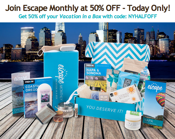50% Off Escape Monthly – Today Only!