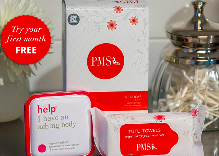 Free Box Offer from Time of the Month Subscription PMS Coupon