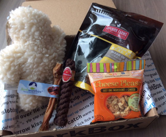 BarkBox Review & Coupon Code - February 2014 Items