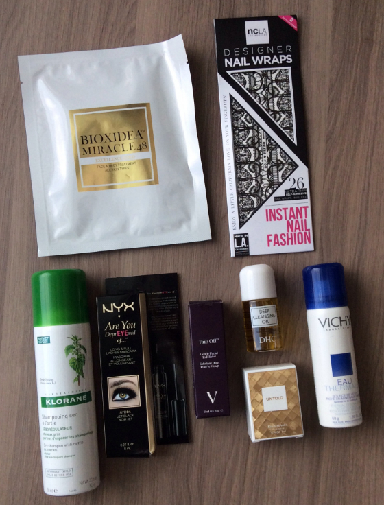 Blush Mystery Beauty Box Review - February 2014 Items