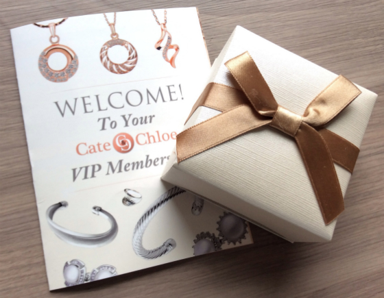 Cate & Chloe VIP Jewelry Subscription Box Review welcome