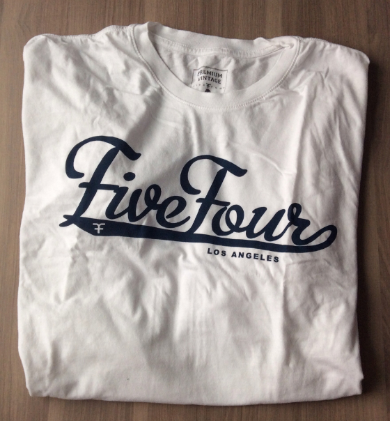 Five Four Club Subscription Box Review - February 2014 White Tee