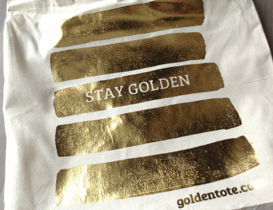 Golden Tote Review - February 2014 Bag