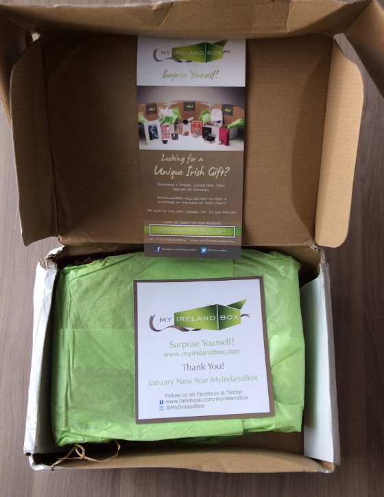 My Ireland Box Subscription Review - February 2014 Box