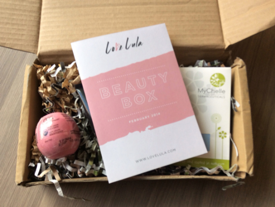 Love Lula Beauty Box Review - February 2014 Box