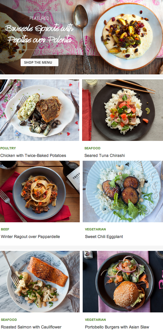 Plated Menu