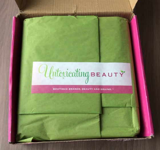 Untoxicating Beauty Subscription Box Review - Feb 2014 