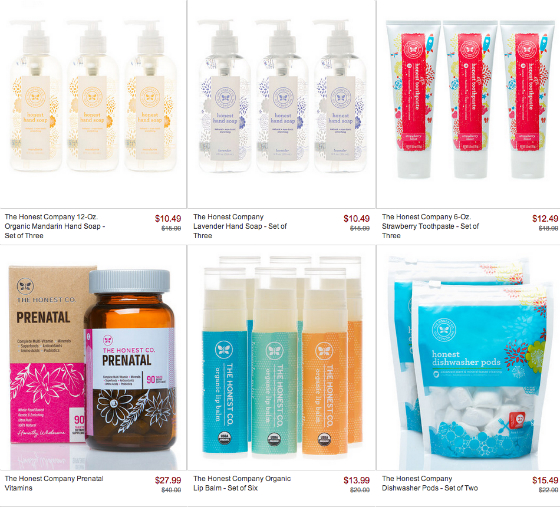 Zulily Honest Company