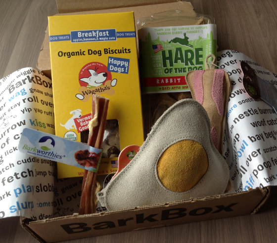 BarkBox Subscription Box Review & Coupon - March 2014 Items