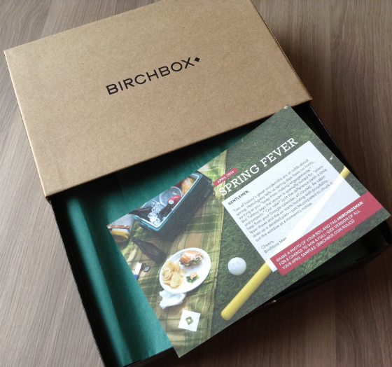 Birchbox Man Subscription Box Review - April 2014 Spring