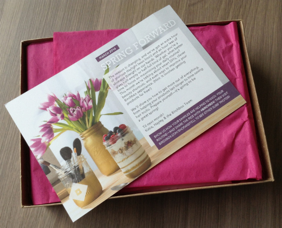  Birchbox March 2014 Review Spring