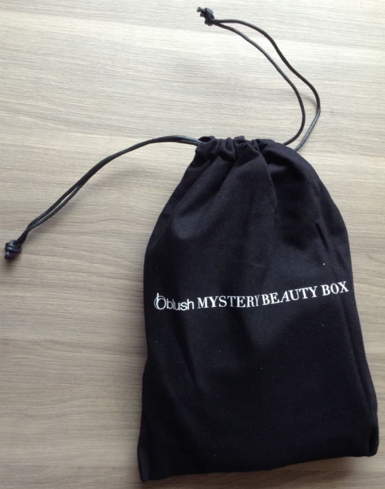 Blush Mystery Beauty Box Subscription Review - March 2014 Card