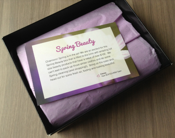 BoxyCharm Beauty Subscription Box Review - March 2014 Spring