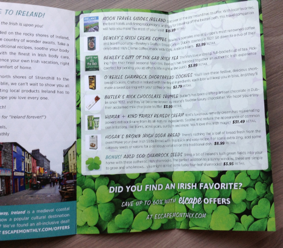 Escape Monthly Review & Coupon Code - March 2014 Info